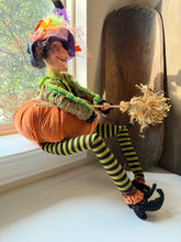 Load image into Gallery viewer, Winward Halloween Sitting Witch
