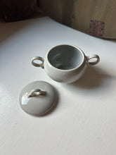 Load image into Gallery viewer, Universal Pottery Ballerina Dove Gray Sugar Bowl
