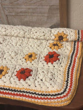 Load image into Gallery viewer, Handmade Vintage Fall Crocheted Blanket

