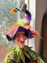Load image into Gallery viewer, Winward Halloween Sitting Witch
