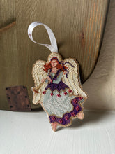 Load image into Gallery viewer, Counter Cross Stitch Purple Angel
