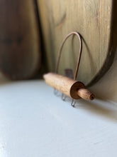 Load image into Gallery viewer, Primitive Mini Rolling Pin Hook

