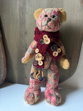 Load image into Gallery viewer, Tapestry Button Bear
