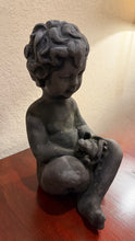 Load image into Gallery viewer, Boy with Frog Garden Statue
