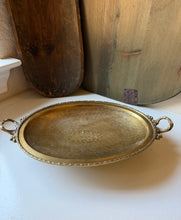 Load image into Gallery viewer, Brass Oval Tray

