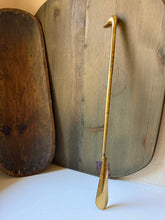 Load image into Gallery viewer, Vintage Expandable Brass Duck Shoehorn
