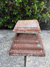 Load image into Gallery viewer, Large Rusted Zinc Square Riser
