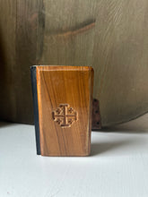 Load image into Gallery viewer, Vintage Olive Wood Pocket New Testament
