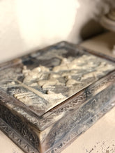 Load image into Gallery viewer, Vintage Incolay Hunt Scene Keepsake Box
