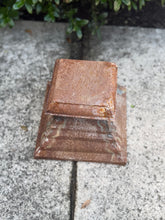 Load image into Gallery viewer, Small Rusted Zinc Square Riser
