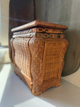 Load image into Gallery viewer, Small Table Top Wicker Chest
