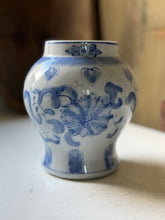 Load image into Gallery viewer, Vintage Chinese Blue &amp; White Porcelain Vase Jar
