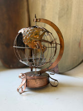 Load image into Gallery viewer, Vintage Copper Animated Music Airplane Globe
