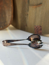 Load image into Gallery viewer, Sheffield England Salad Tongs
