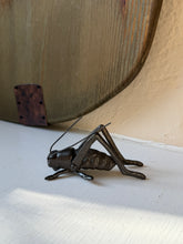 Load image into Gallery viewer, Small Vintage Brass Grasshopper
