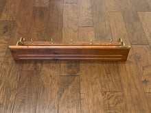 Load image into Gallery viewer, Brass &amp; Wood Shelf
