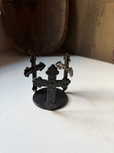 Load image into Gallery viewer, Small Metal Cross Candle Holder
