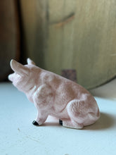 Load image into Gallery viewer, Vintage Ceramic Sitting Pig
