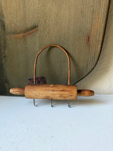 Load image into Gallery viewer, Primitive Mini Rolling Pin Hook
