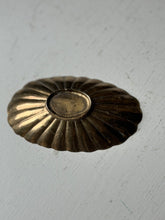 Load image into Gallery viewer, Vintage Scalloped Brass Dish
