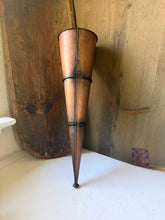 Load image into Gallery viewer, Brown Metal Flower Cone
