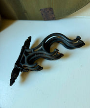 Load image into Gallery viewer, Antique Cast Iron Multi Arm Coat Folding Rack
