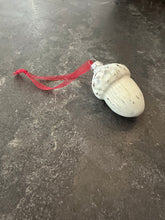Load image into Gallery viewer, White Acorn Ornament
