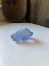 Load image into Gallery viewer, Frosted Blue Glass Bunny
