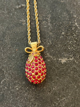 Load image into Gallery viewer, Joan River Ruby Egg Necklace
