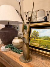 Load image into Gallery viewer, Vintage Brass Antelope
