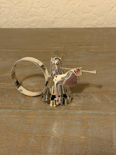Load image into Gallery viewer, Silver Plated Angel Napkin Holder Set
