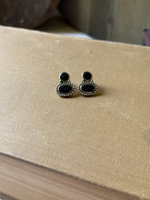Load image into Gallery viewer, Onyx Stud Earrings
