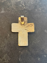 Load image into Gallery viewer, Rustic Silver Cross Pendant
