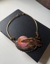 Load image into Gallery viewer, Vintage Brutalist Designer Choker Necklace
