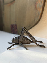 Load image into Gallery viewer, Large Vintage Brass Grasshopper

