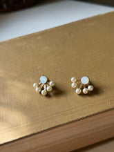 Load image into Gallery viewer, Opal &amp; Pearl Earrings
