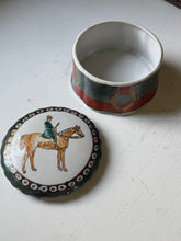 Load image into Gallery viewer, Porcelain Equestrian Trinket Box
