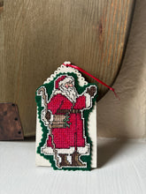 Load image into Gallery viewer, Counter Cross Stitch Jolly Santa
