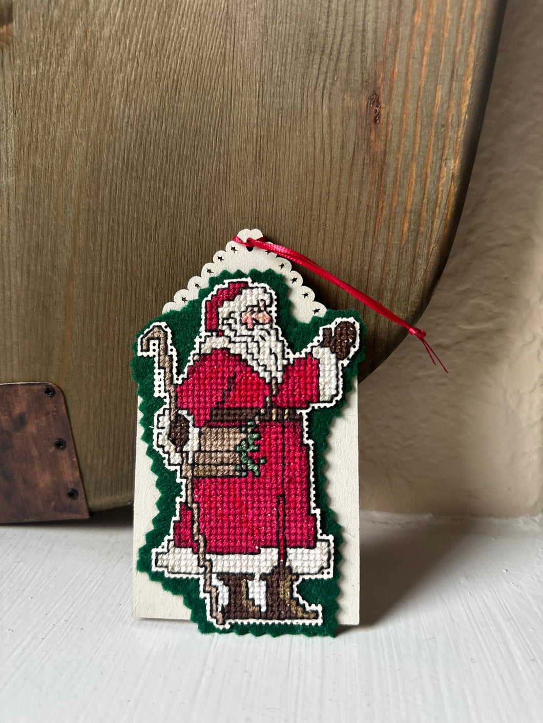 Counter Cross Stitch Jolly Santa