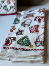 Load image into Gallery viewer, Festive Christmas Tea Towel &amp; Oven Mitt Set
