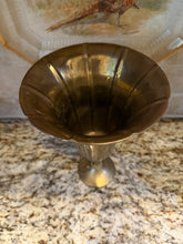 Load image into Gallery viewer, Vintage Fluted Brass Urn
