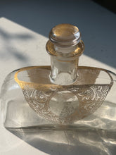 Load image into Gallery viewer, 1950S French Gilt Glass Perfume Bottle
