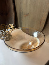 Load image into Gallery viewer, Brass Filigree Glass Bowl
