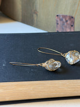 Load image into Gallery viewer, Artisan Crystal Plunge Earrings
