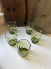 Load image into Gallery viewer, MCM Anchor Hocking Ivy Swirl Low Ball Glass Set
