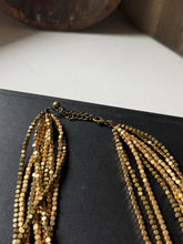 Load image into Gallery viewer, Vintage Gold &amp; Bronze Statement Necklace
