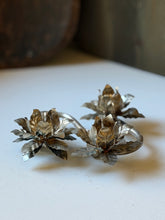 Load image into Gallery viewer, Vintage Floral Lotus Candle Holder
