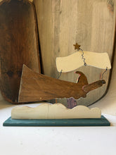 Load image into Gallery viewer, Vintage Folk Art Flying Santa
