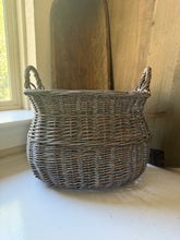 Load image into Gallery viewer, Gray Finish Wicker Basket
