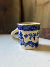 Load image into Gallery viewer, Vintage Blue Willow Ironstone Mug
